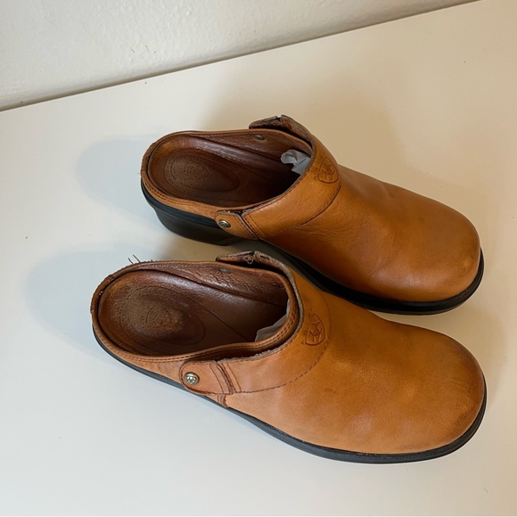 Ariat Leather Santa Cruz Slingback Mules size 8B Women’s - Picture 4 of 9